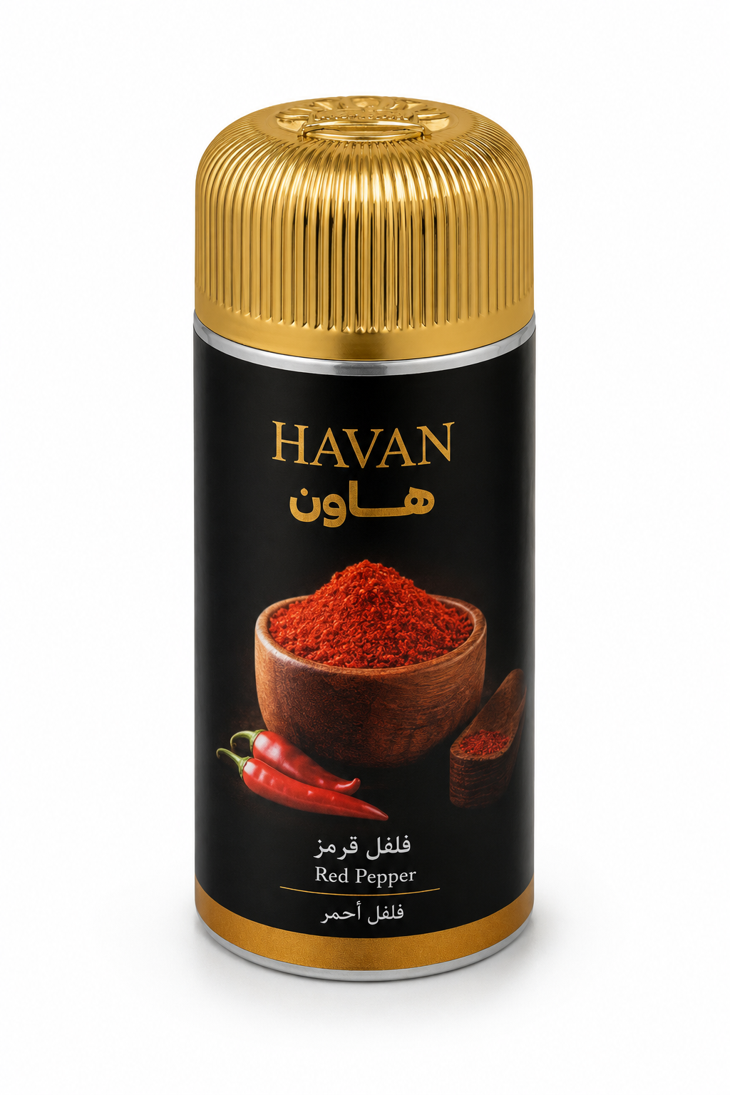 ادویه فلفل قرمز نمک پاشی